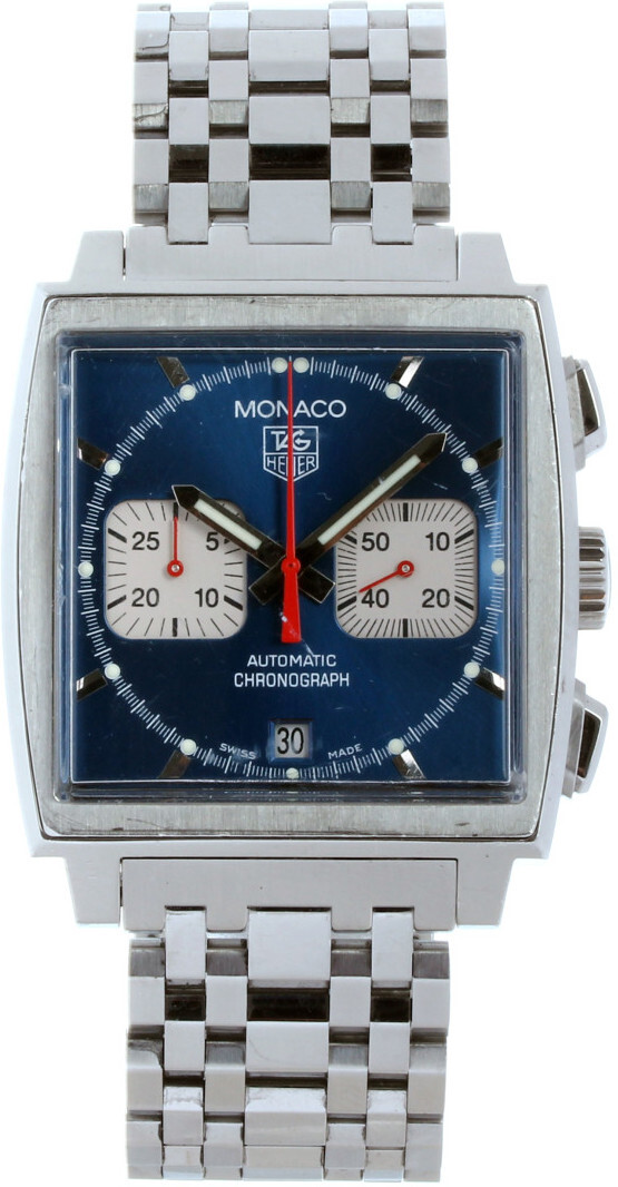CW2113 TAG Heuer Monaco Blue/Steel38x38 mm USED Price € 3.210