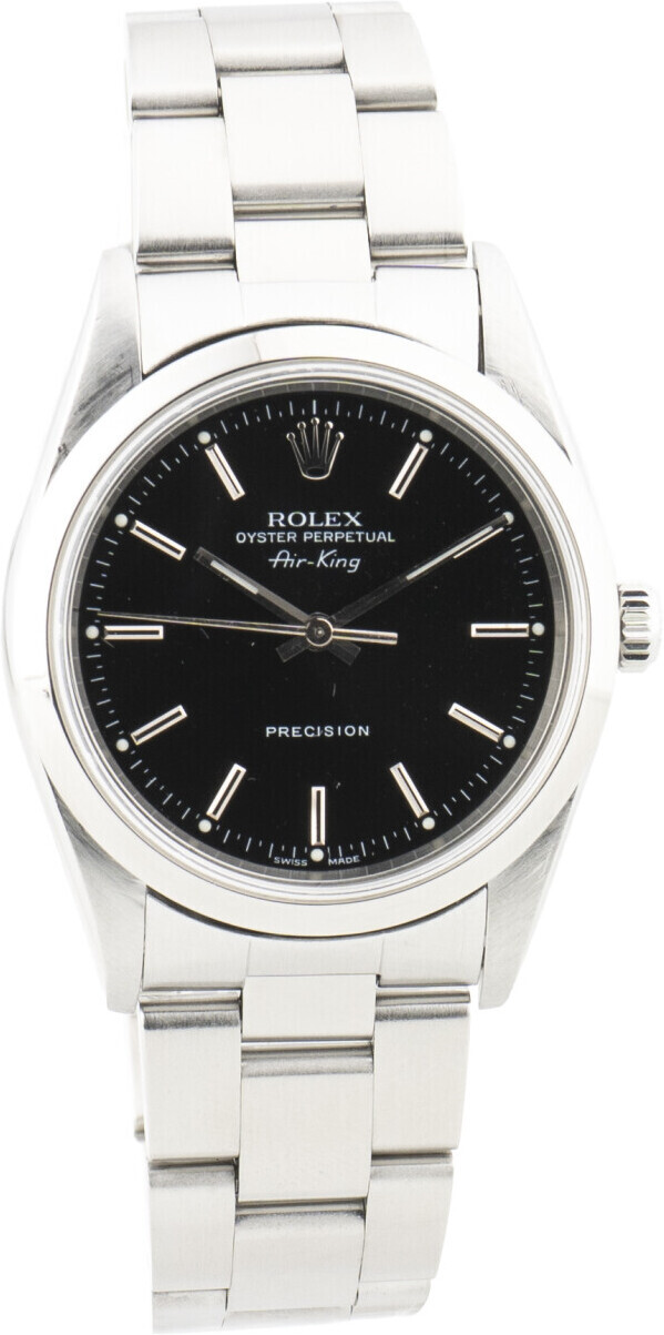 14000M Rolex Air-King Black/Steel Ø34 mm USED Price € 4.620