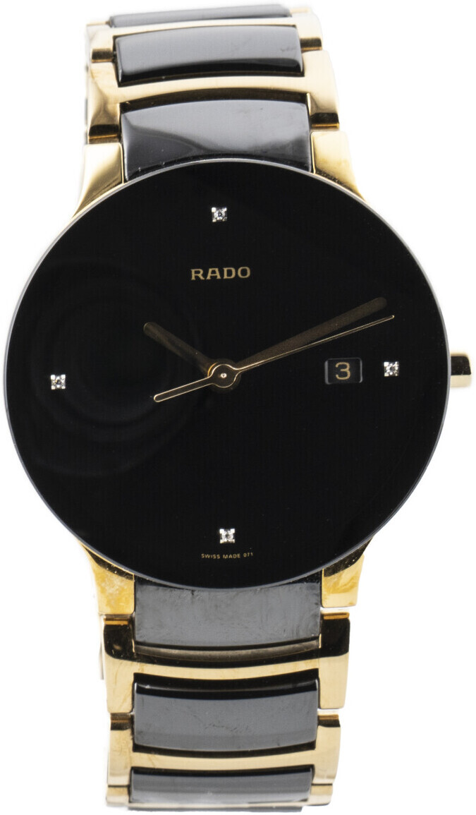 R30929712 Rado Centrix Black/Gold plated Ø38.00 mm USED € 709
