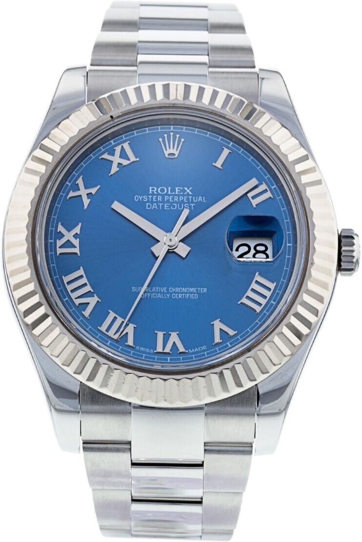 rolex 116334 blue dial