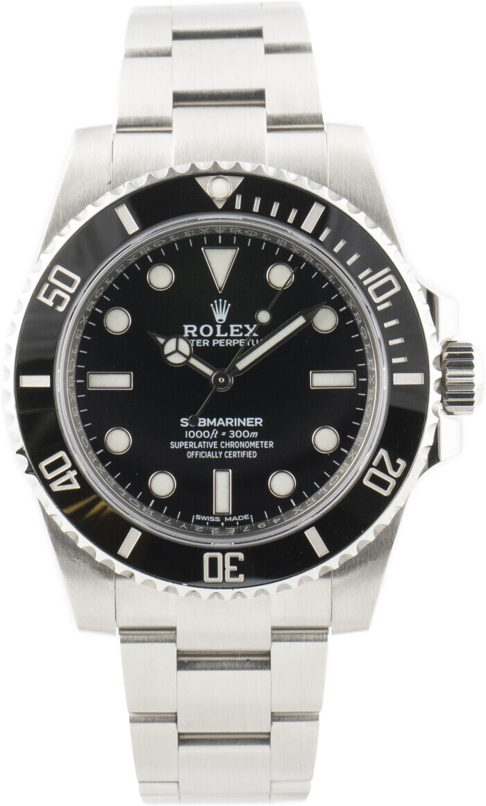 114060 Rolex Submariner Black/Steel Ø40 