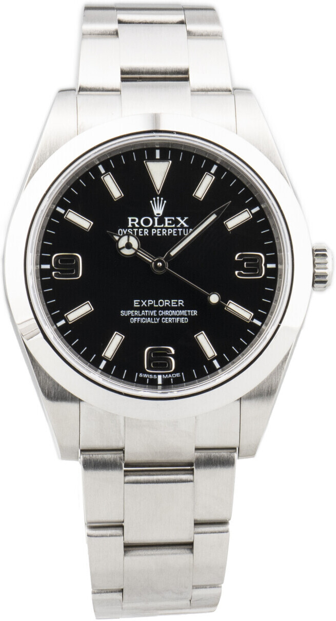 214270 Rolex Explorer Black/Steel Ø39 mm USED Price € 8.870
