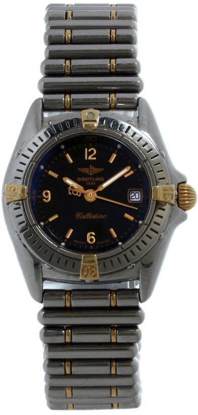 B52045 Breitling Callistino Black/Steel Ø28 mm USED Price € 1.530