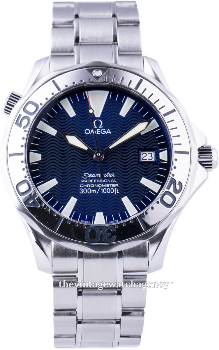 2255.80.00 Omega Seamaster Diver Blue Steel 41 mm USED 2.470