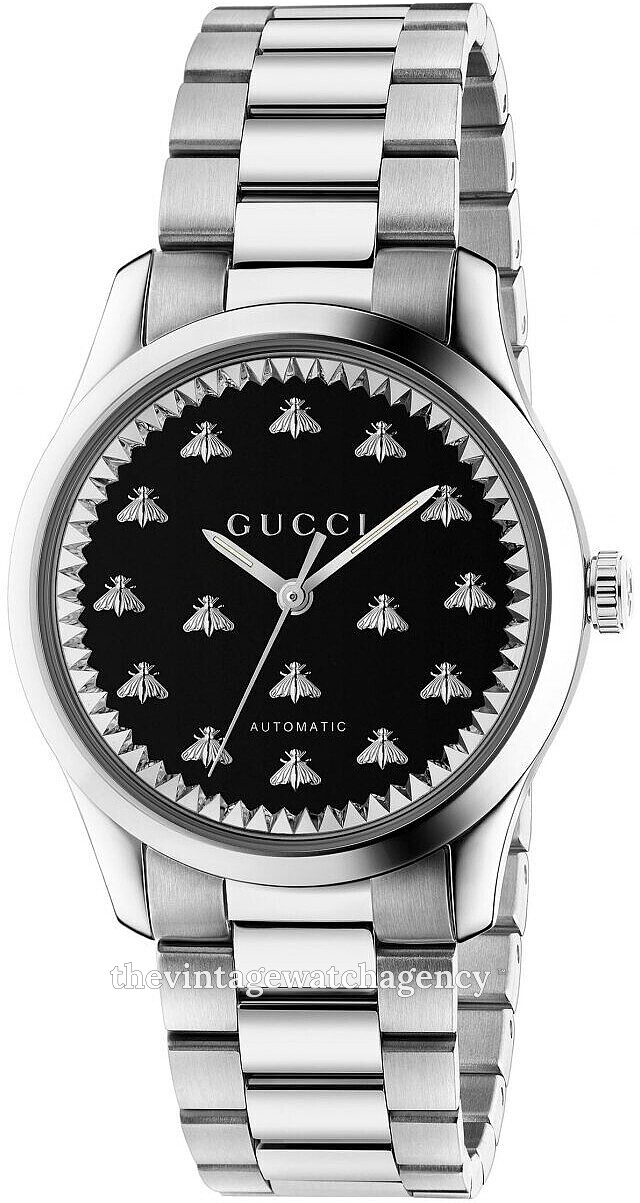 YA1264130 Gucci G-Timeless Black/Steel mm Price €