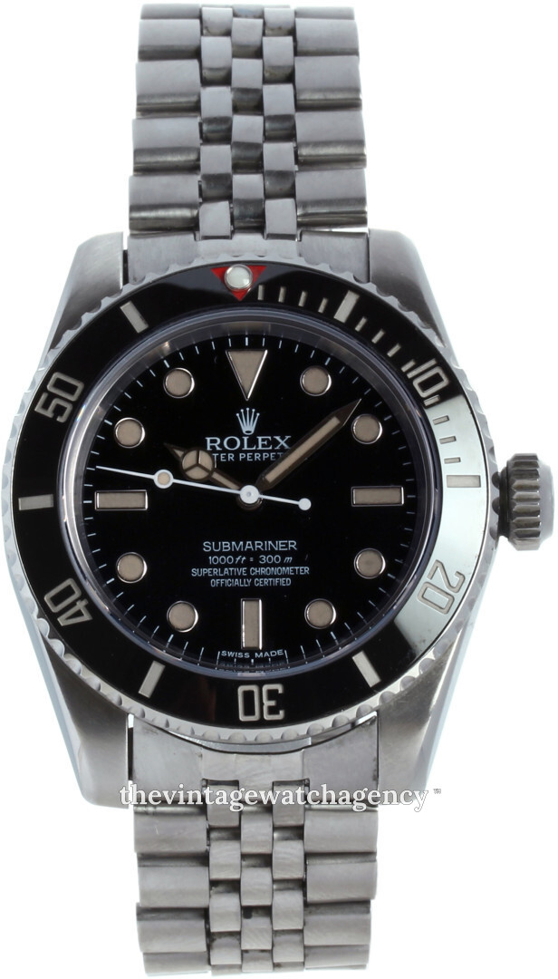 Modified 114060 Rolex Submariner Black Steel O40 mm USED 0